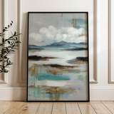 Abstract 1871 Canvas Art 60 x 40 cm / Stretched on hidden frame
