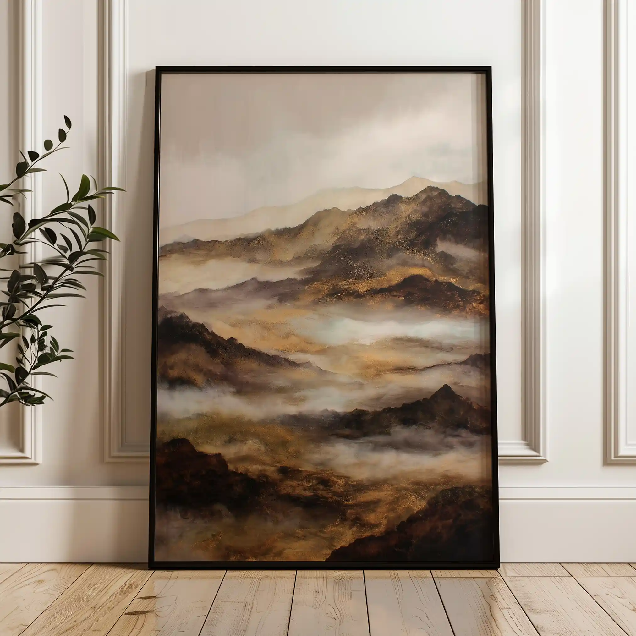 Abstract 1872 Canvas Art 60 x 40 cm / Stretched on hidden frame