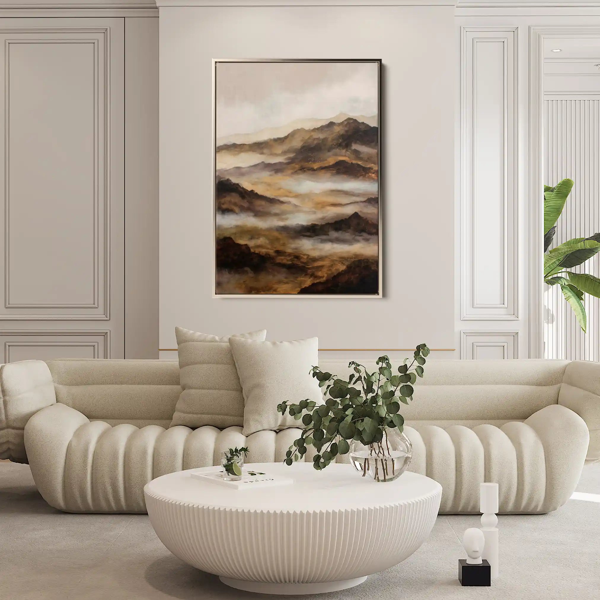 Abstract 1872 Canvas Art 60 x 40 cm / Stretched on hidden frame