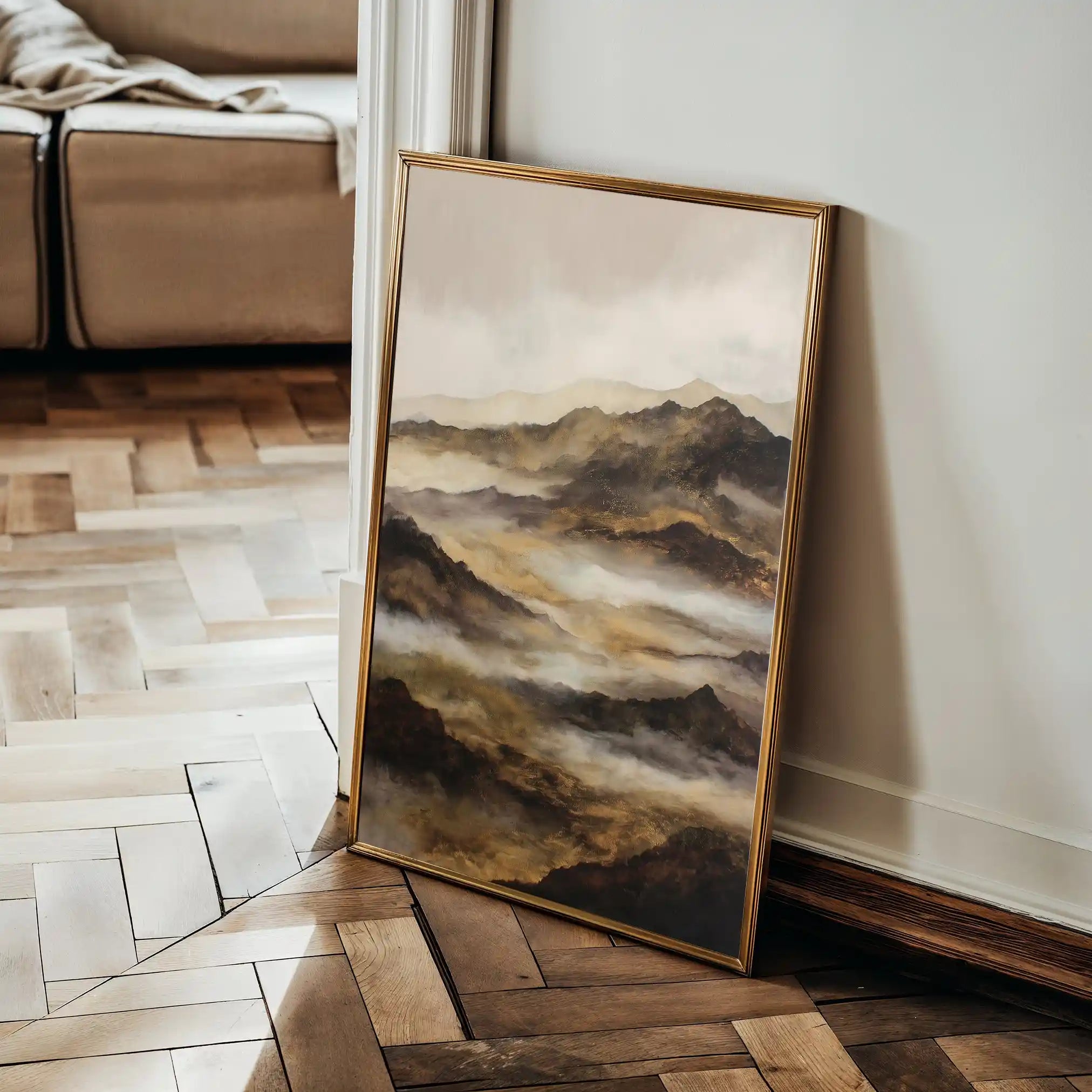 Abstract 1872 Canvas Art 60 x 40 cm / Stretched on hidden frame