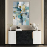 Abstract 1877 Canvas Art 60 x 40 cm / Stretched on hidden frame