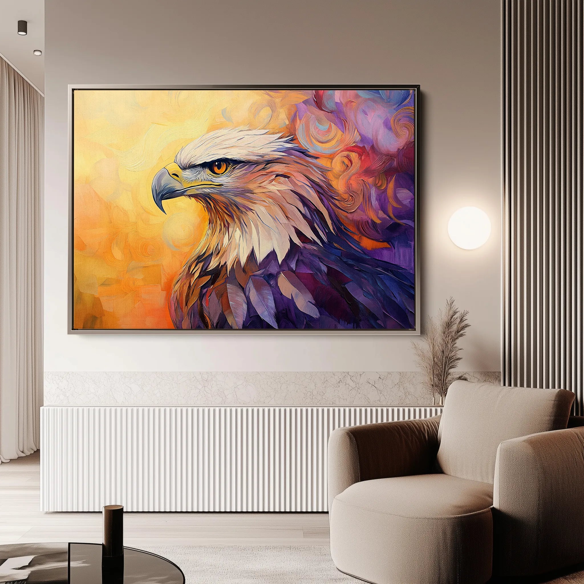 Animals Canvas Wall Art WAD188-AN 90 x 60 cm / Stretched on hidden frame