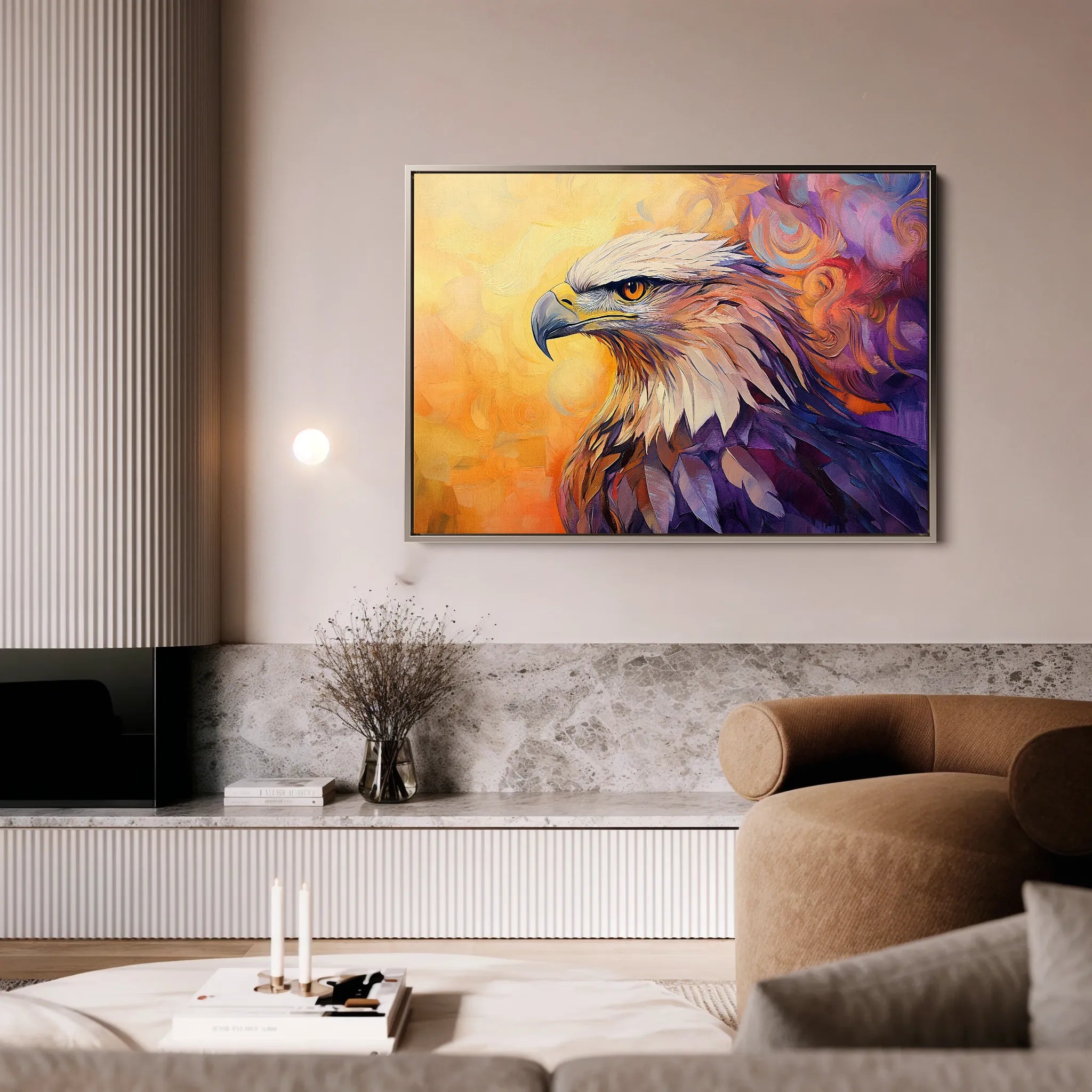 Animals Canvas Wall Art WAD188-AN 90 x 60 cm / Stretched on hidden frame