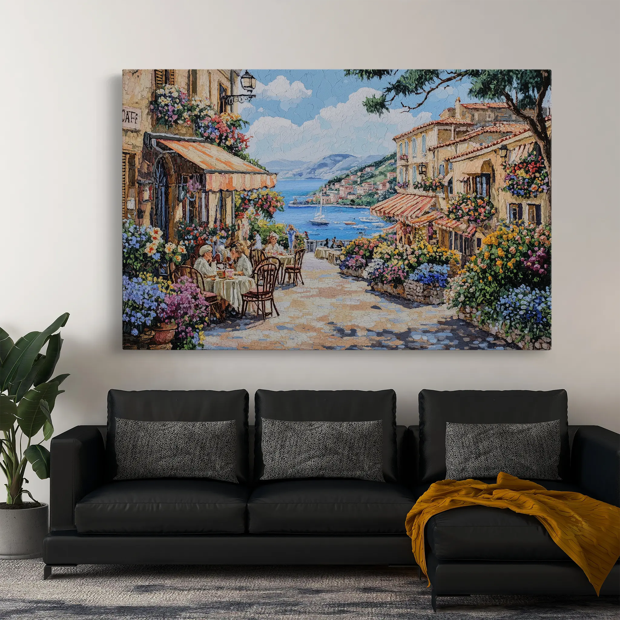 Landscape Canvas Wall Art WAD188-L 90 x 60 cm / Stretched on hidden frame