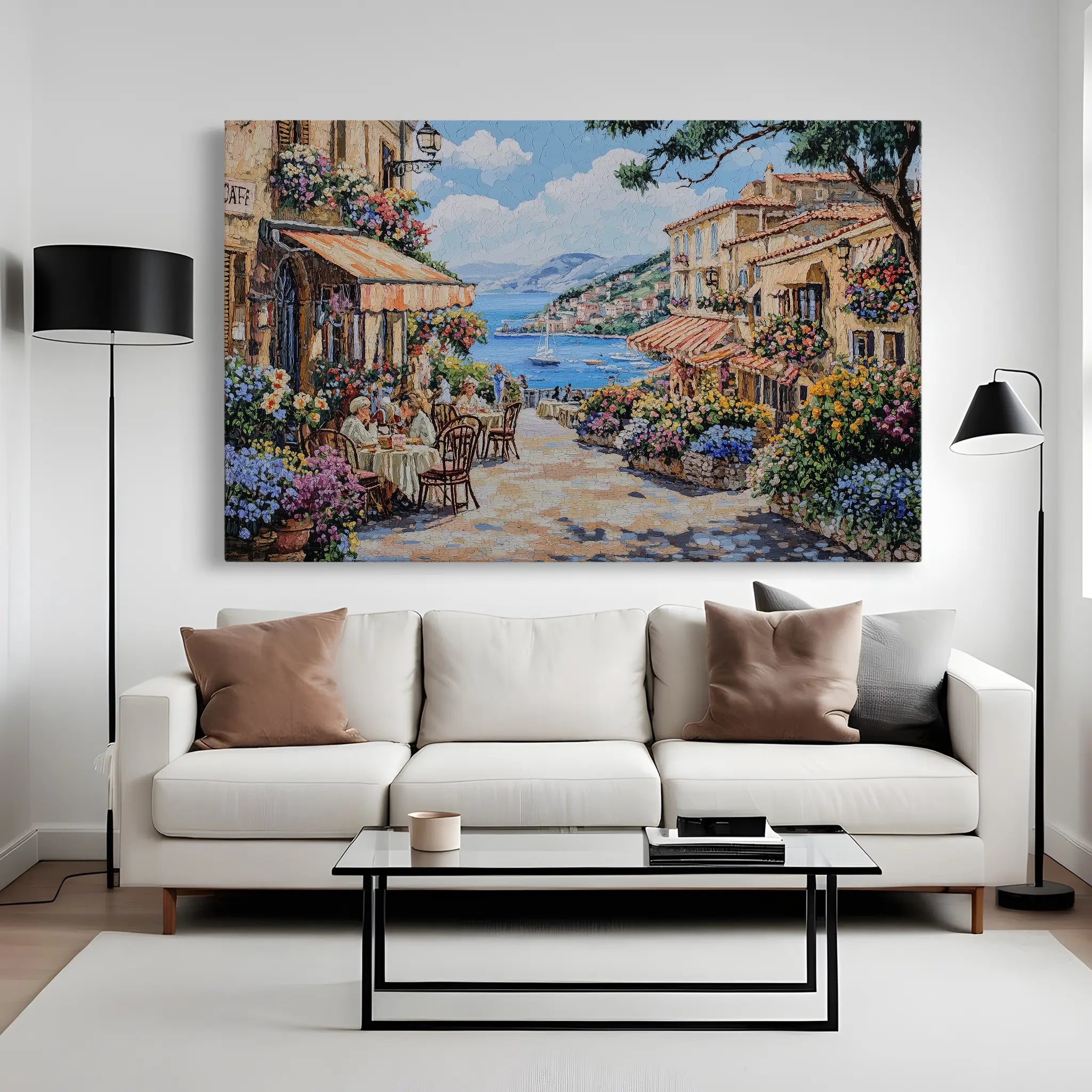 Landscape Canvas Wall Art WAD188-L 90 x 60 cm / Stretched on hidden frame