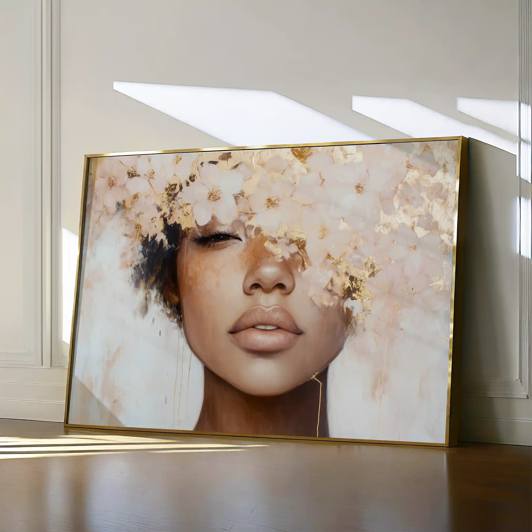 Portrait 188 Canvas Art 90 x 60 cm / Stretched on hidden frame