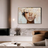 Portrait 188 Canvas Art 90 x 60 cm / Stretched on hidden frame
