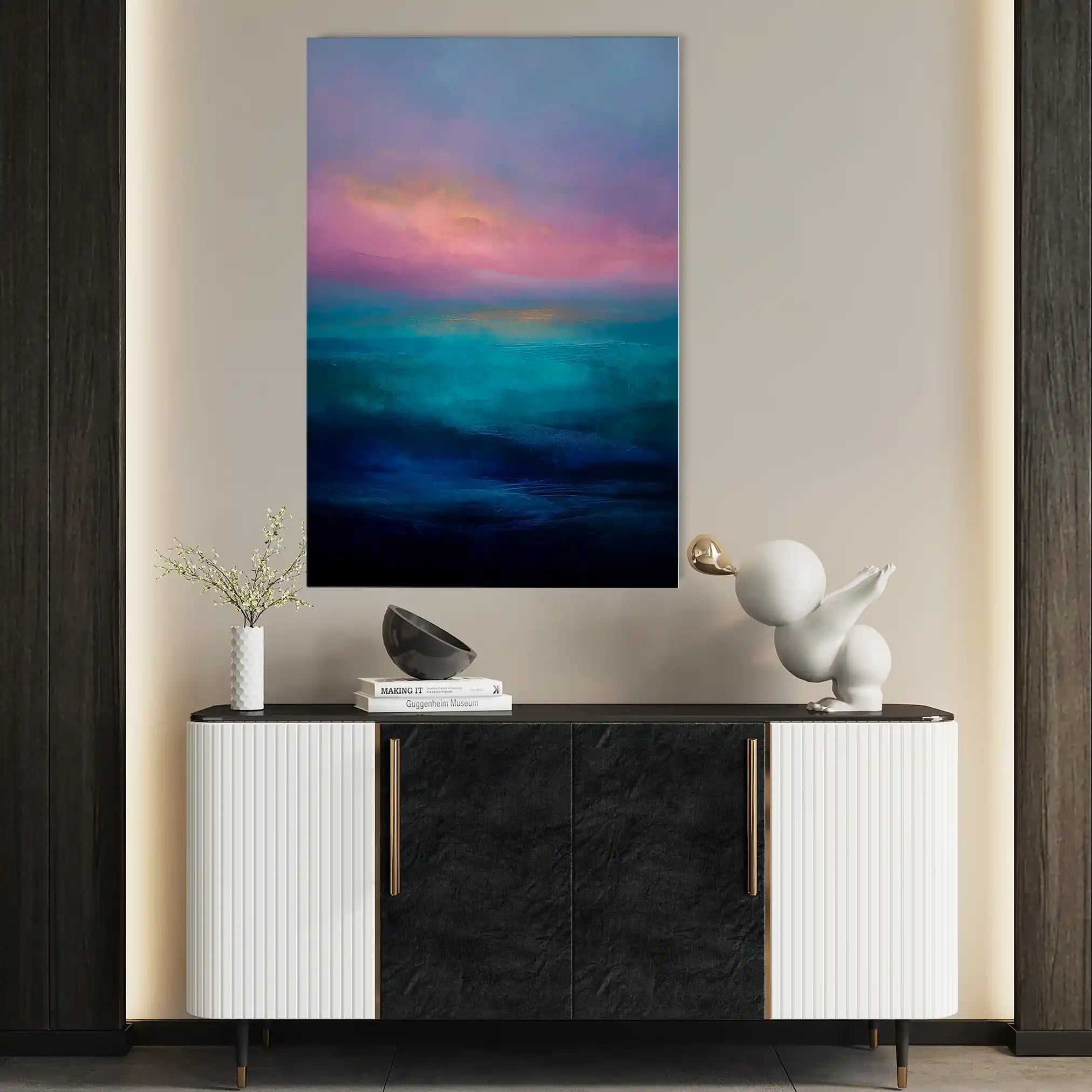 Abstract 1881 Canvas Art 60 x 40 cm / Stretched on hidden frame