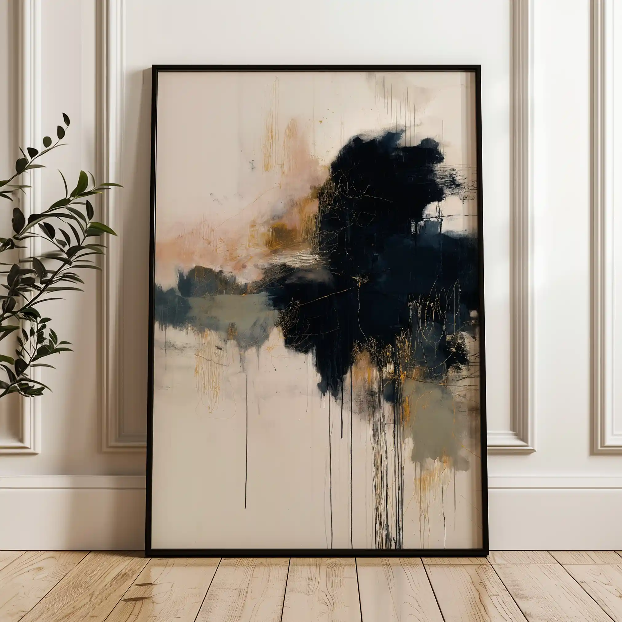 Abstract 1882 Canvas Art 60 x 40 cm / Stretched on hidden frame