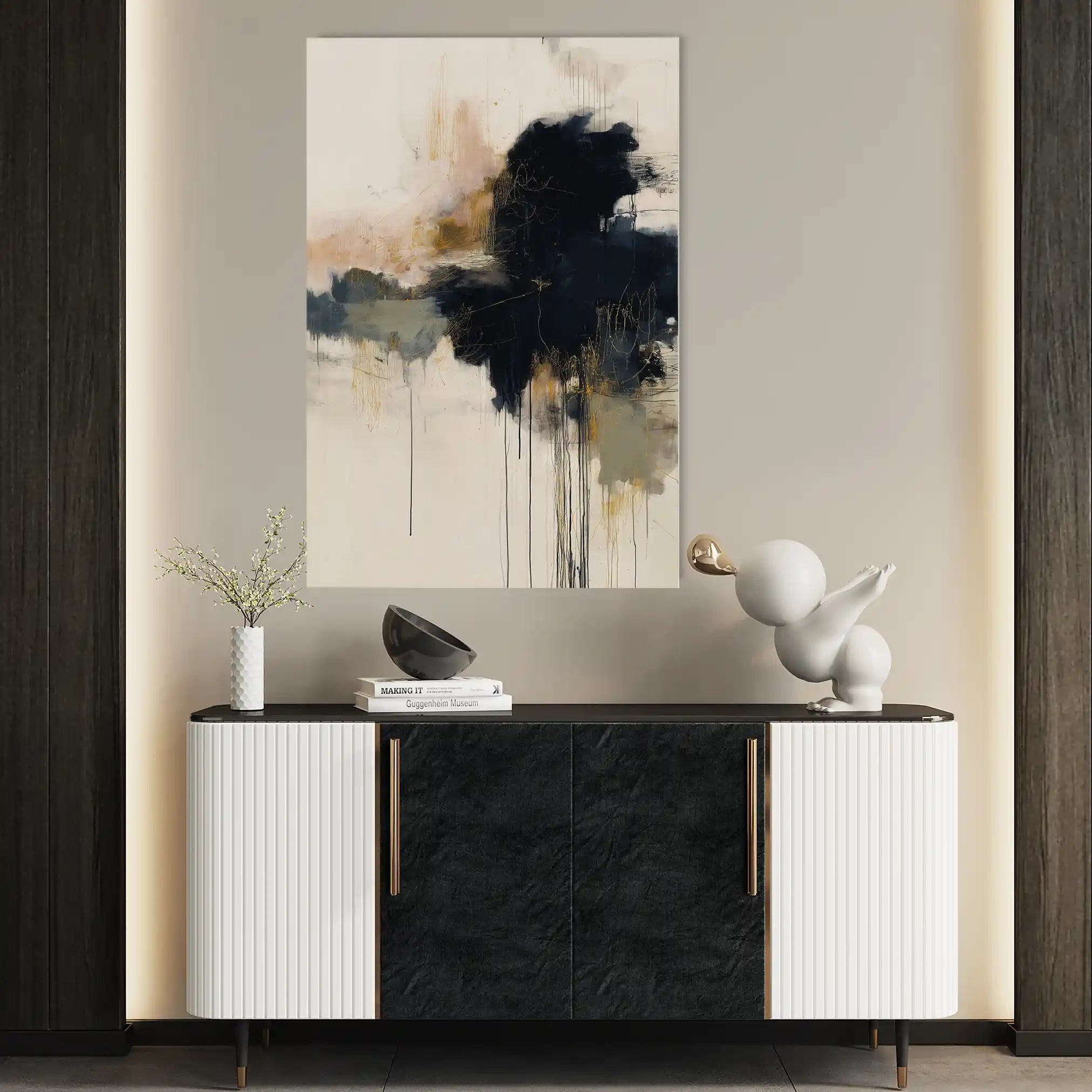 Abstract 1882 Canvas Art 60 x 40 cm / Stretched on hidden frame