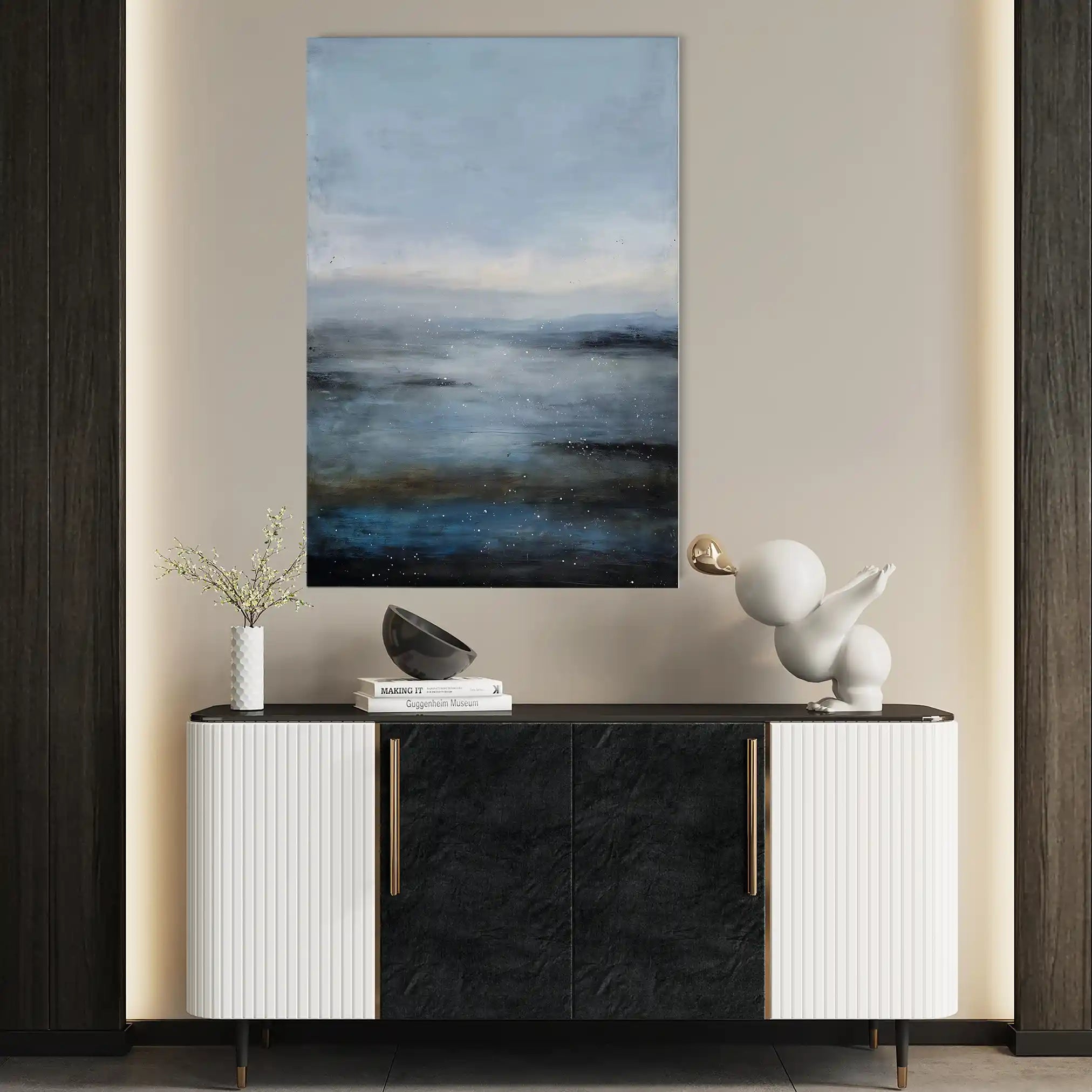 Abstract 1886 Canvas Art 60 x 40 cm / Stretched on hidden frame