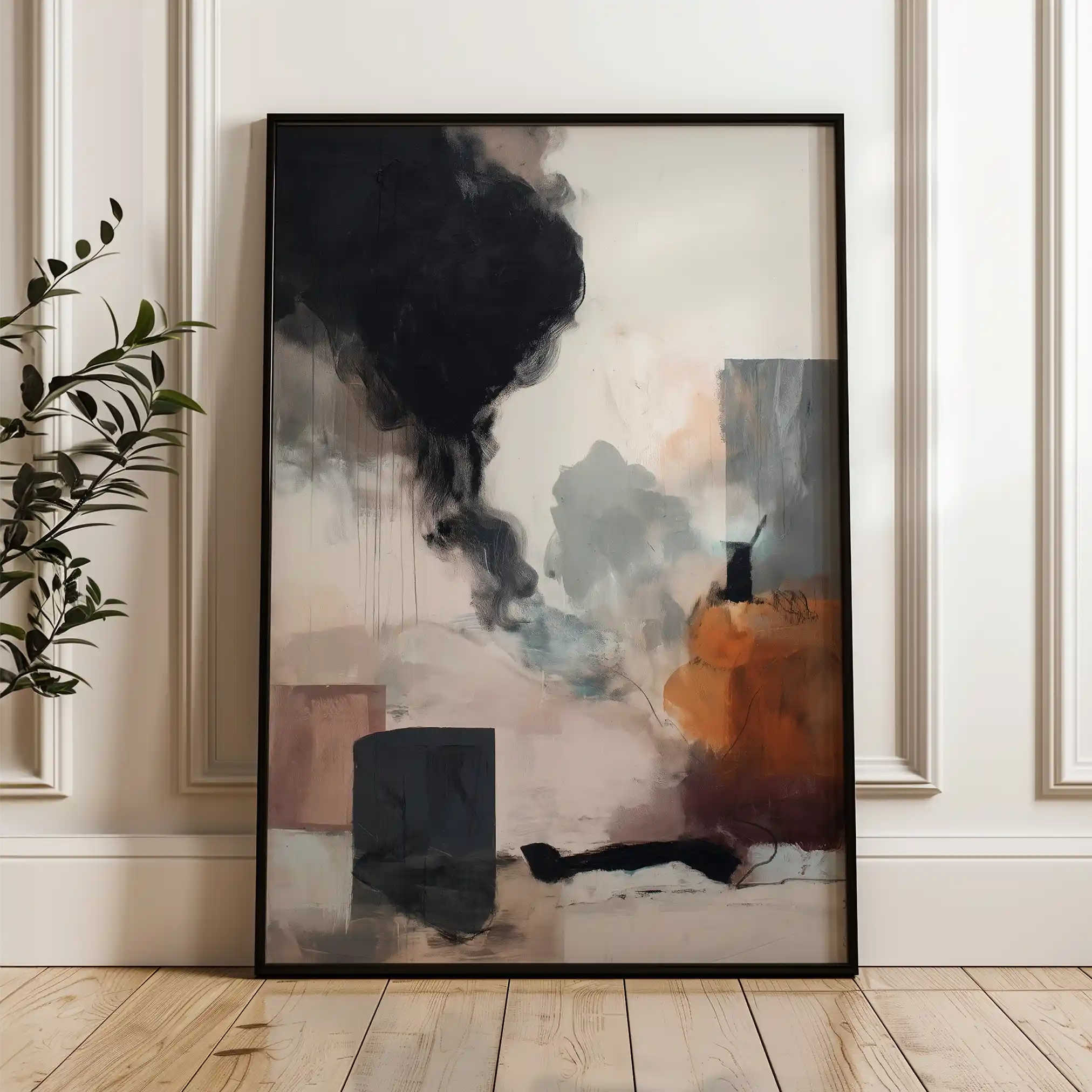 Abstract 1888 Canvas Art 60 x 40 cm / Stretched on hidden frame