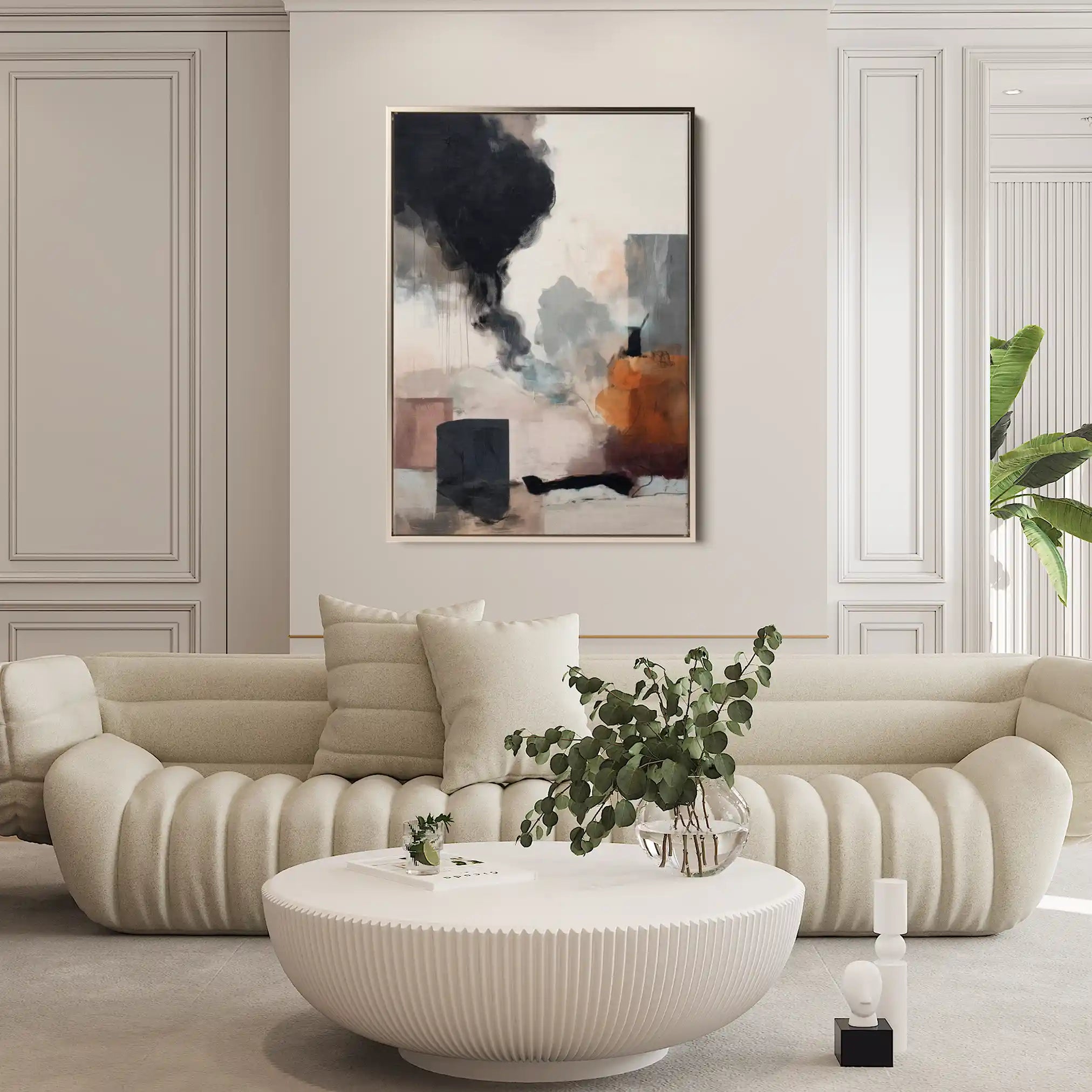 Abstract 1888 Canvas Art 60 x 40 cm / Stretched on hidden frame