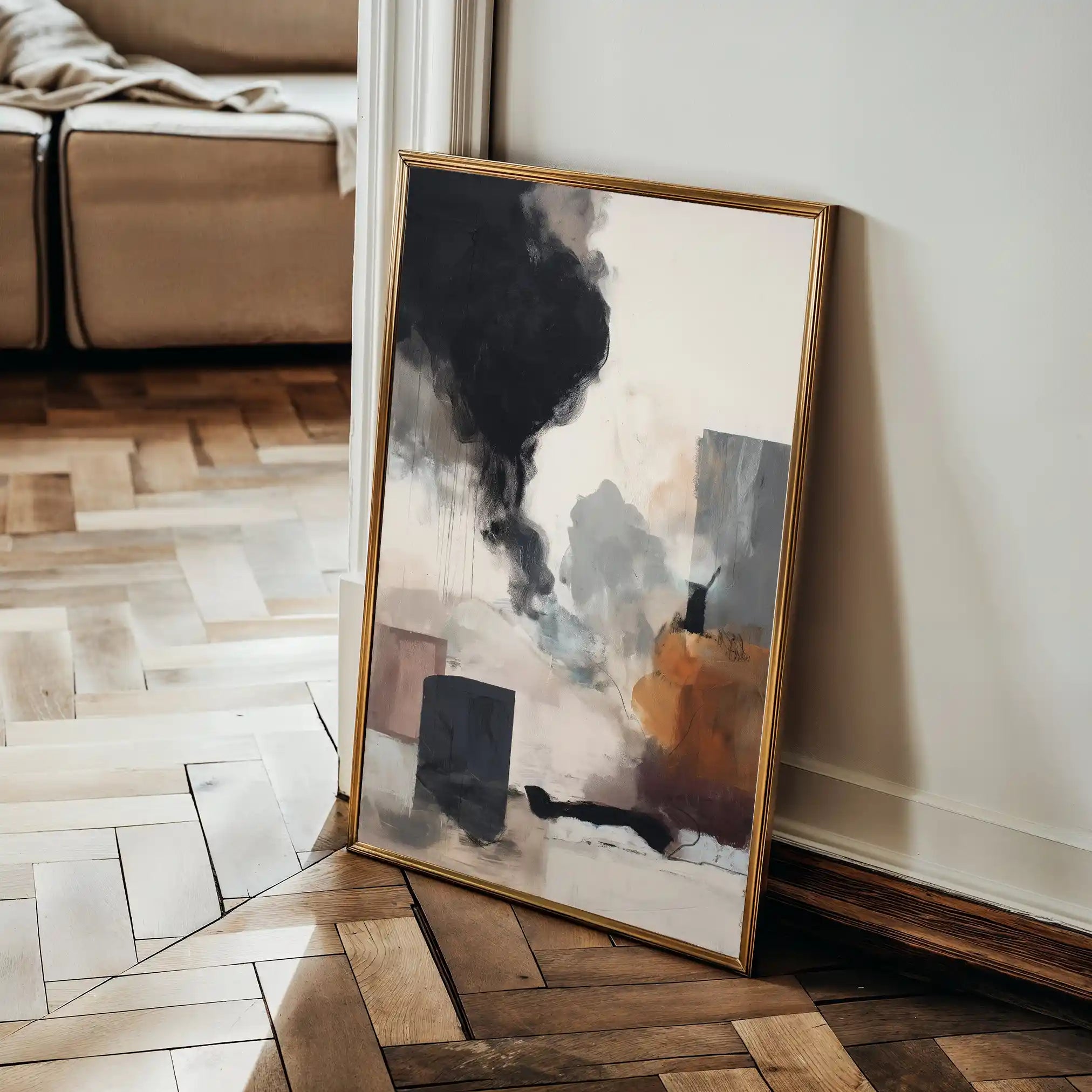 Abstract 1888 Canvas Art 60 x 40 cm / Stretched on hidden frame