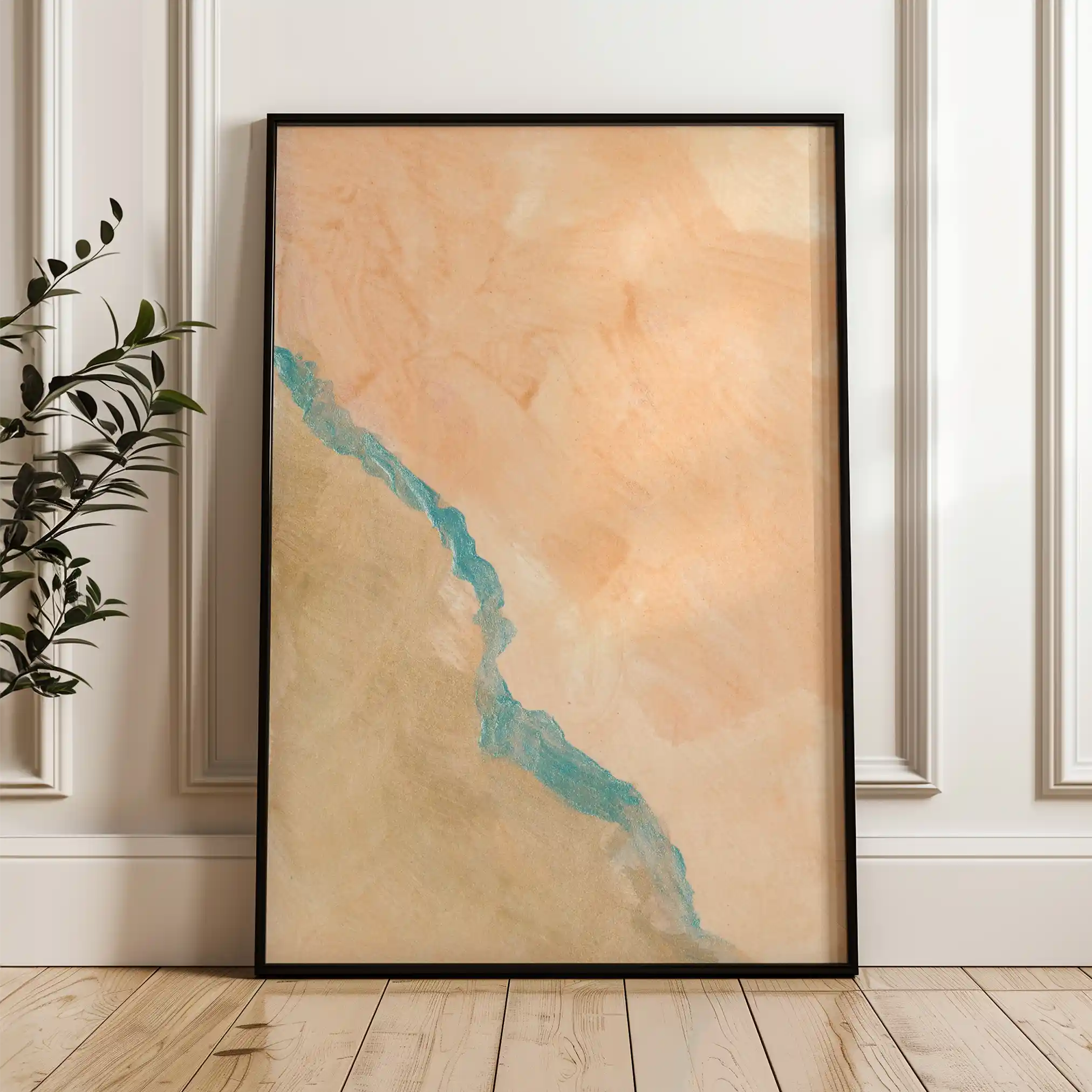 Abstract Canvas Wall Art WAD189-A 90 x 60 cm / Stretched on hidden frame