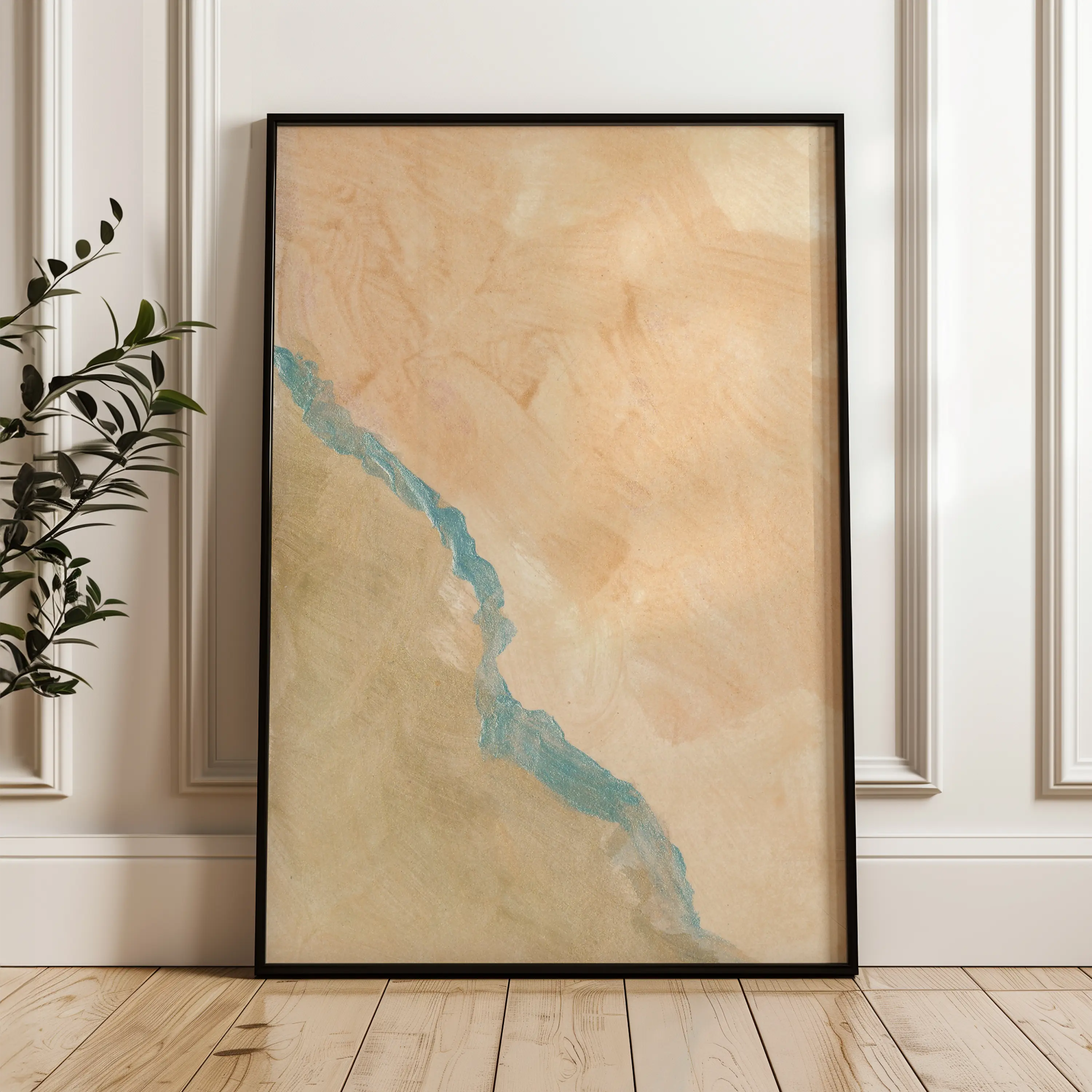 Abstract Canvas Wall Art WAD189-A 90 x 60 cm / Stretched on hidden frame