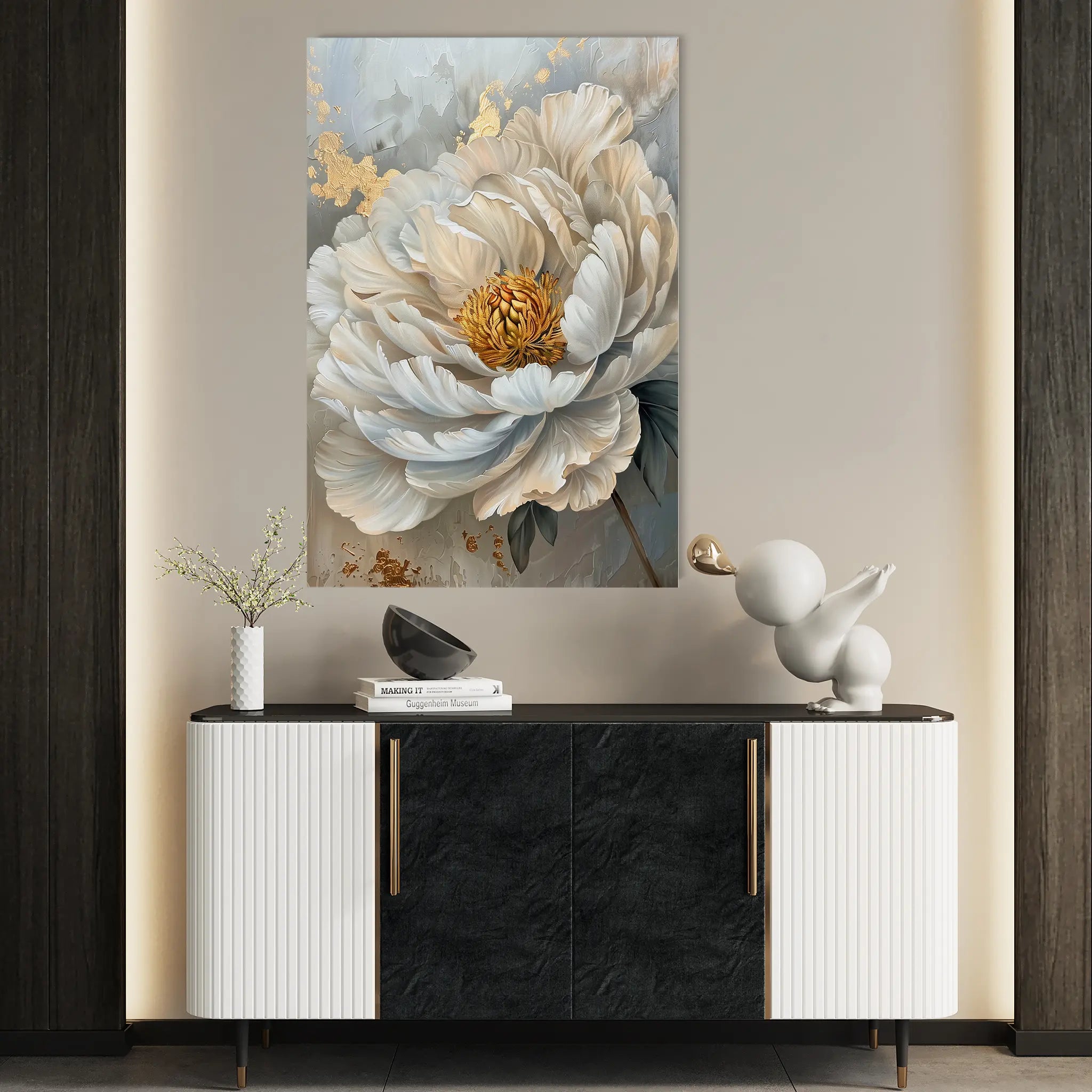 Floral Canvas Wall Art WAD189-F 90 x 60 cm / Stretched on hidden frame