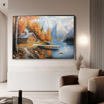Landscape 189 Canvas Art 90 x 60 cm / Stretched on hidden frame