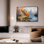 Landscape 189 Canvas Art 90 x 60 cm / Stretched on hidden frame
