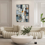 Abstract 1890 Canvas Art 60 x 40 cm / Stretched on hidden frame
