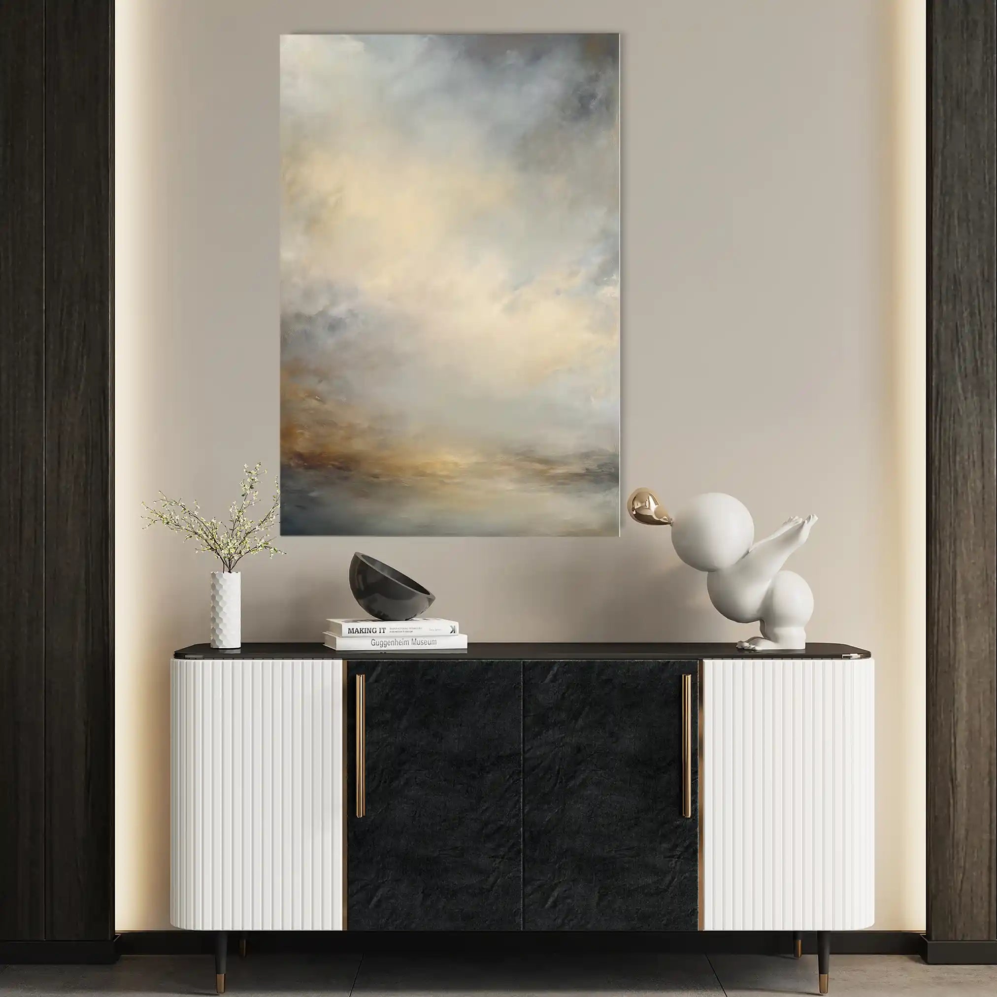 Abstract 1892 Canvas Art 60 x 40 cm / Stretched on hidden frame