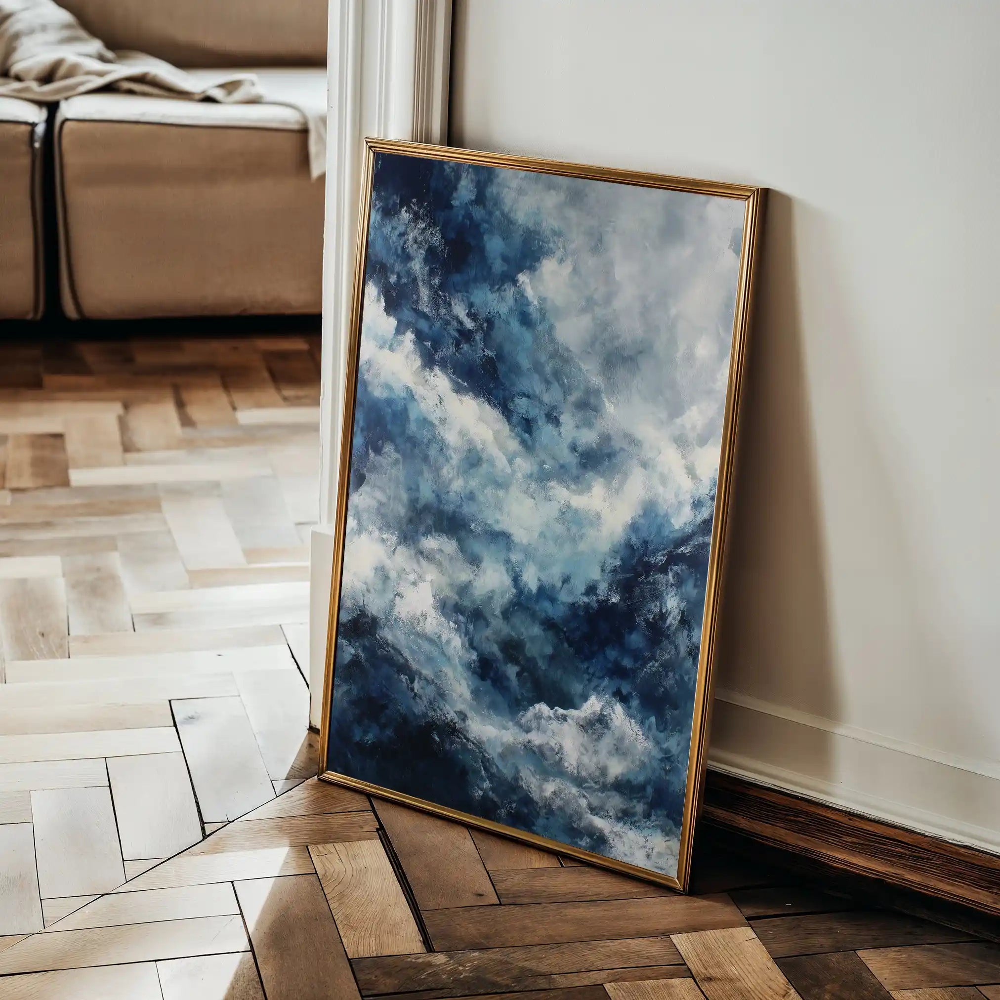 Abstract 1894 Canvas Art 60 x 40 cm / Stretched on hidden frame