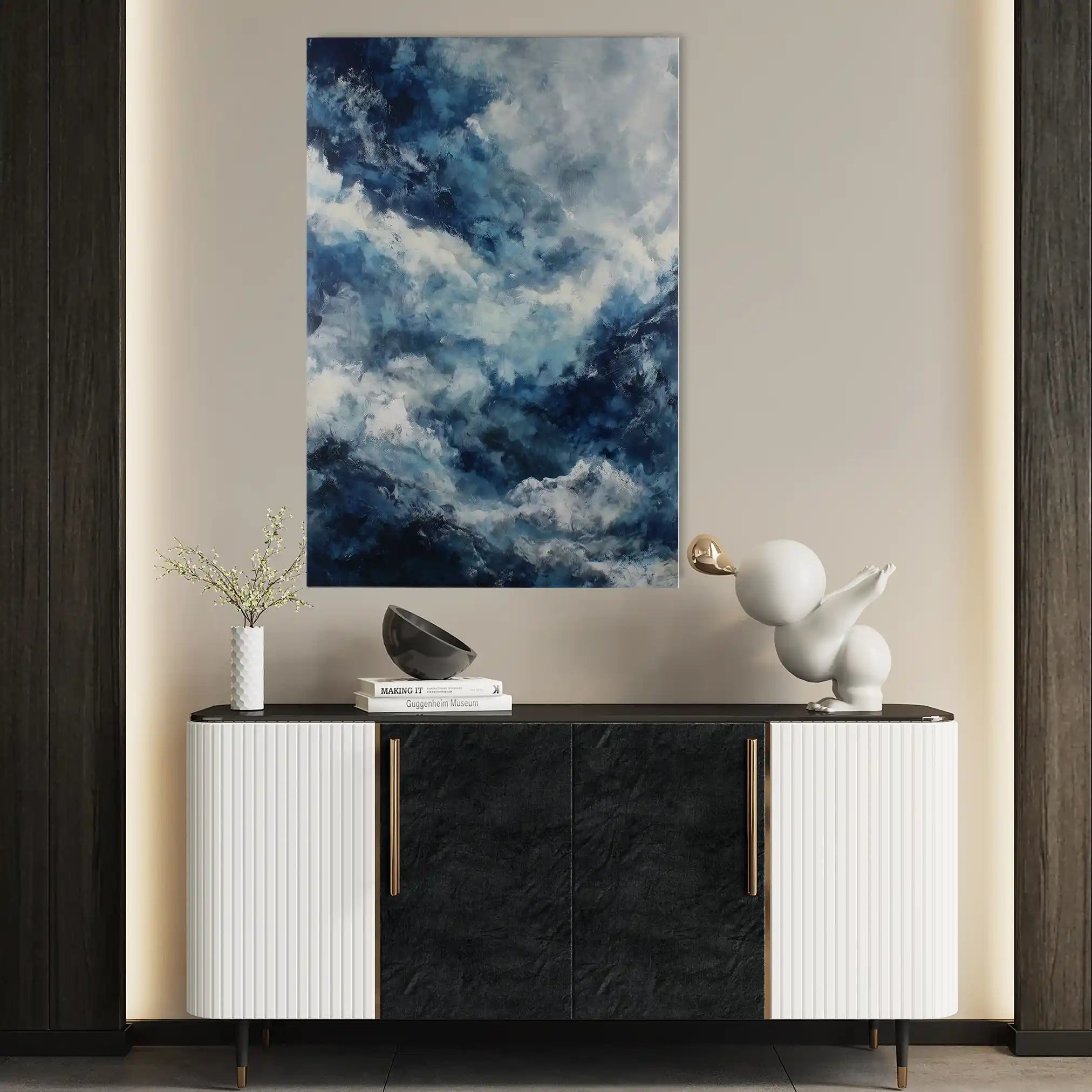 Abstract 1894 Canvas Art 60 x 40 cm / Stretched on hidden frame