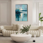 Abstract 1895 Canvas Art 60 x 40 cm / Stretched on hidden frame