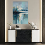 Abstract 1895 Canvas Art 60 x 40 cm / Stretched on hidden frame