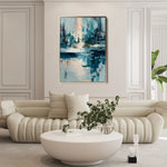 Abstract 1896 Canvas Art 60 x 40 cm / Stretched on hidden frame