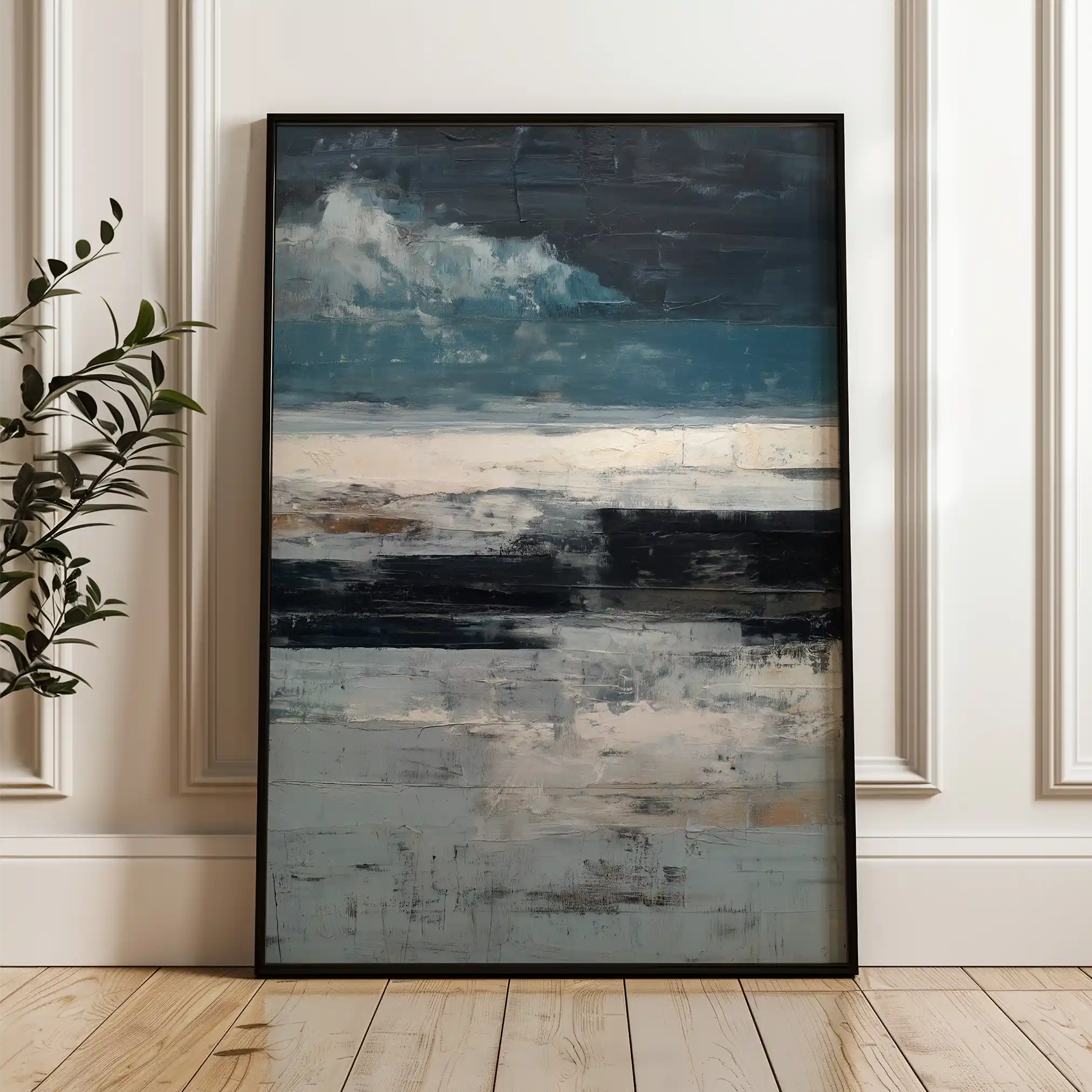 Abstract 1897 Canvas Art 60 x 40 cm / Stretched on hidden frame