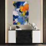 Abstract 1898 Canvas Art 60 x 40 cm / Stretched on hidden frame