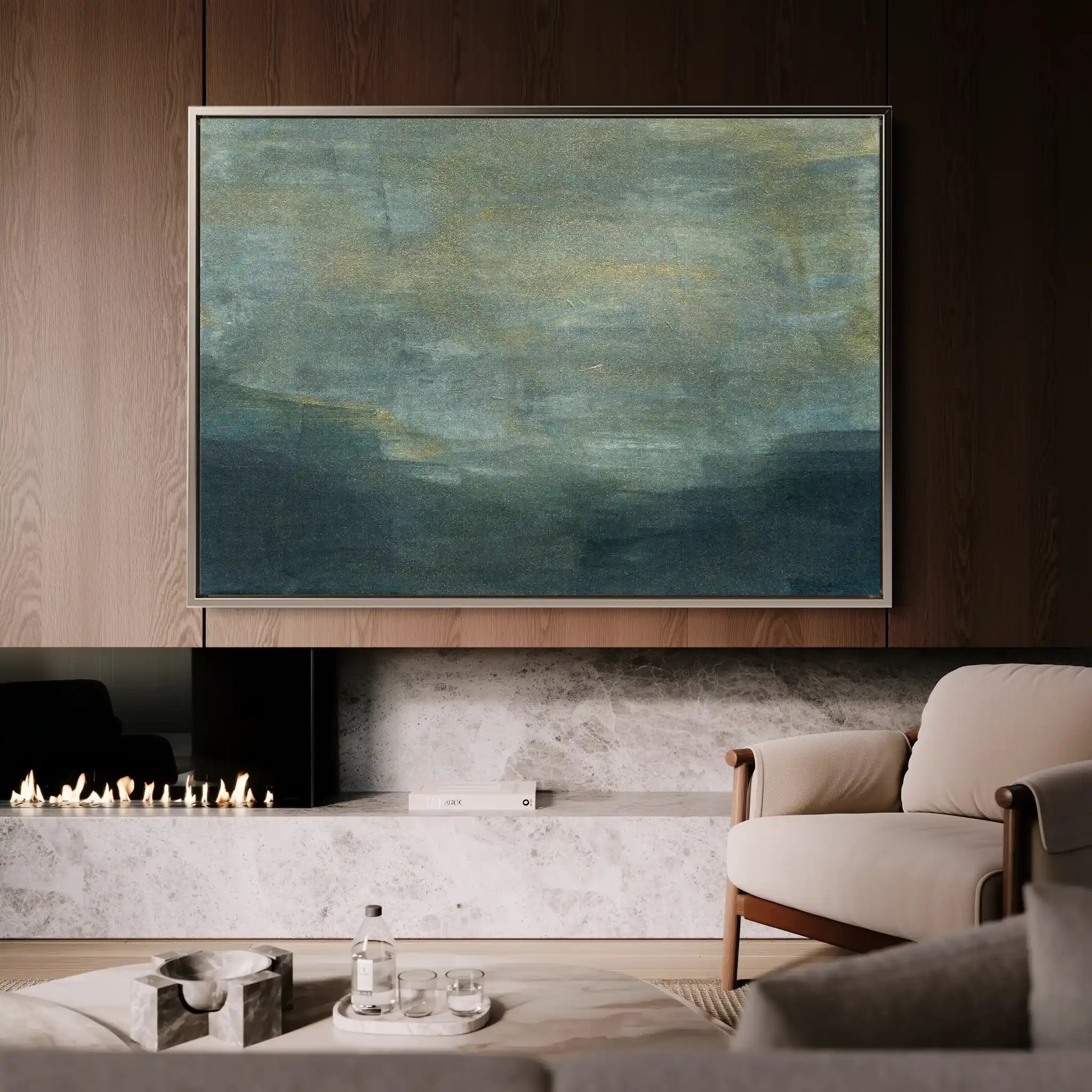Abstract 190 Canvas Art 60 x 40 cm / Stretched on hidden frame