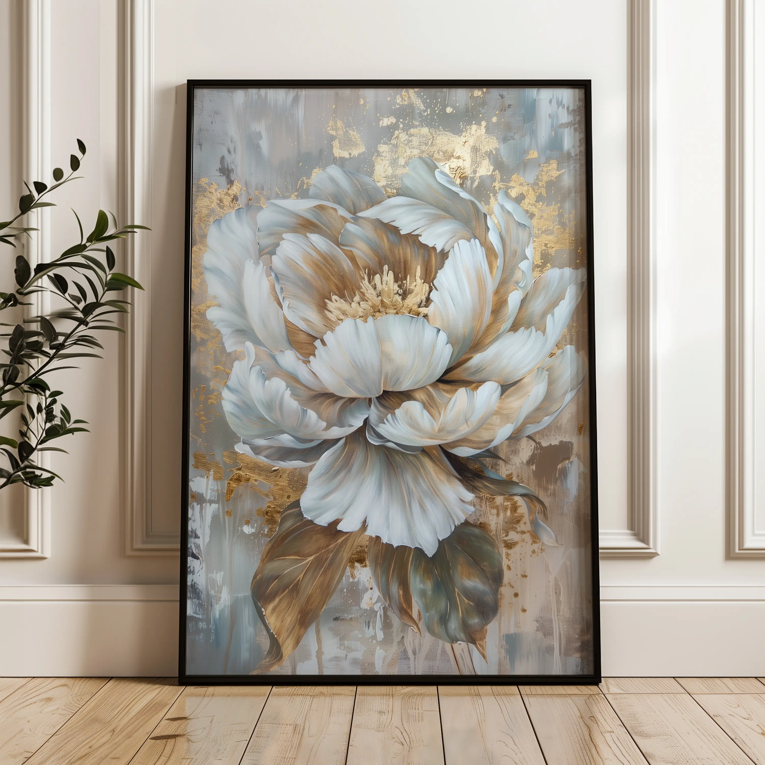 Floral Canvas Wall Art WAD190-F 90 x 60 cm / Stretched on hidden frame