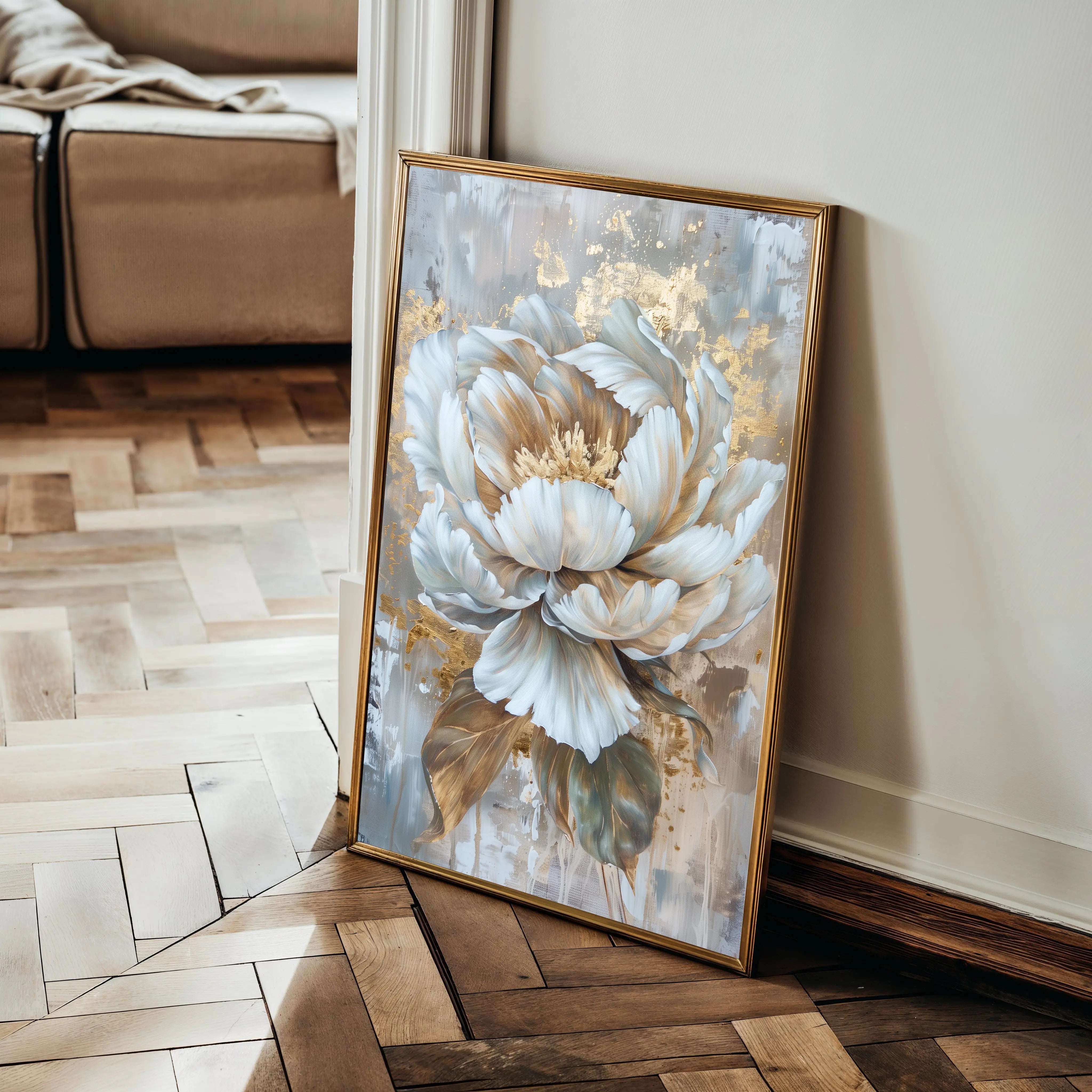 Floral Canvas Wall Art WAD190-F 90 x 60 cm / Stretched on hidden frame