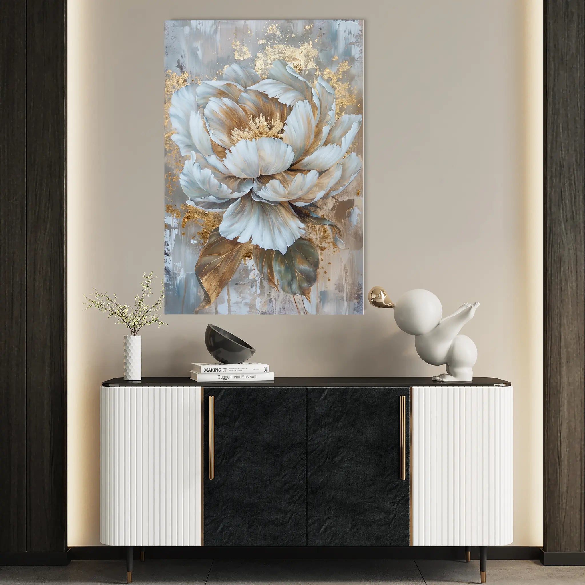 Floral Canvas Wall Art WAD190-F 90 x 60 cm / Stretched on hidden frame