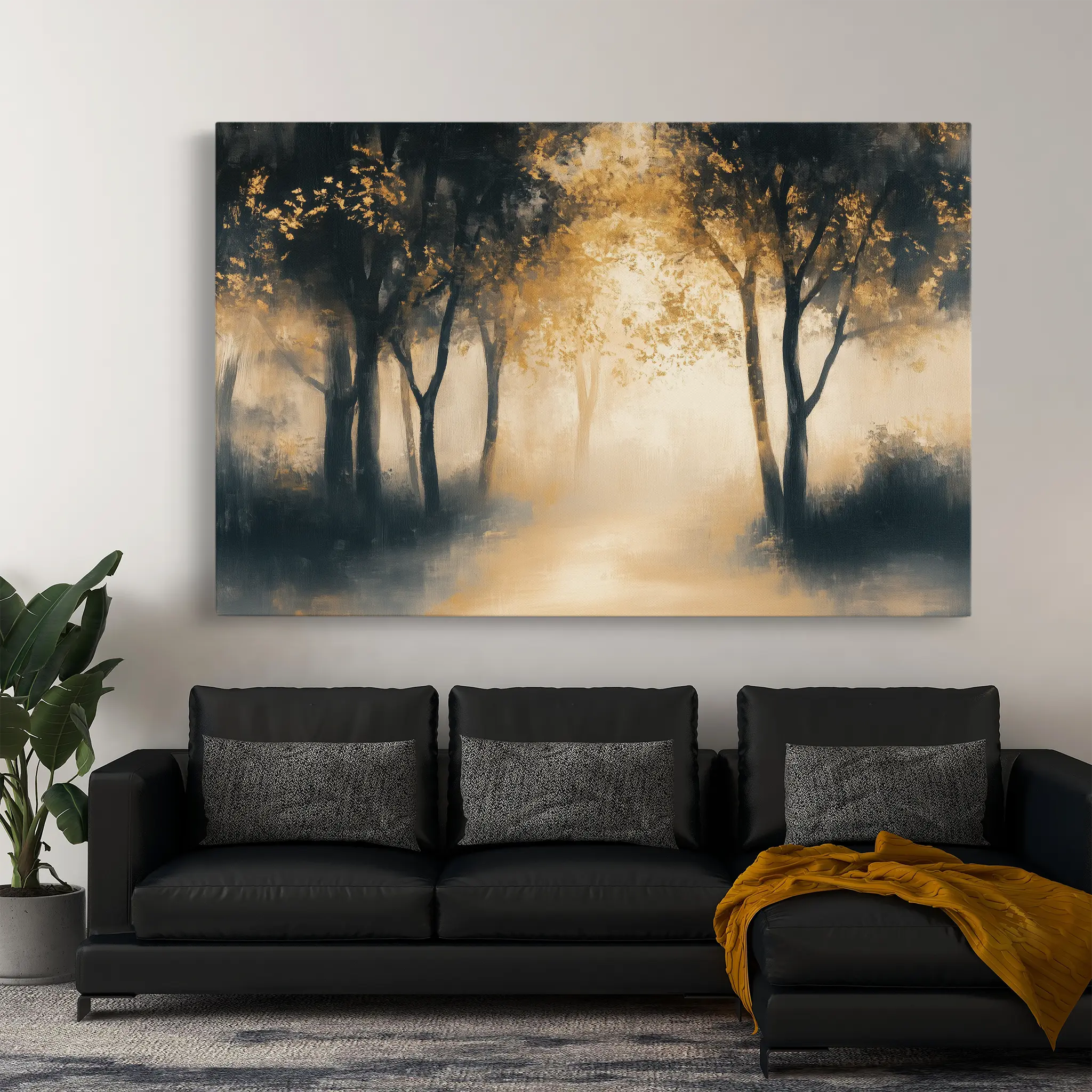 Landscape Canvas Wall Art WAD190-L 90 x 60 cm / Stretched on hidden frame