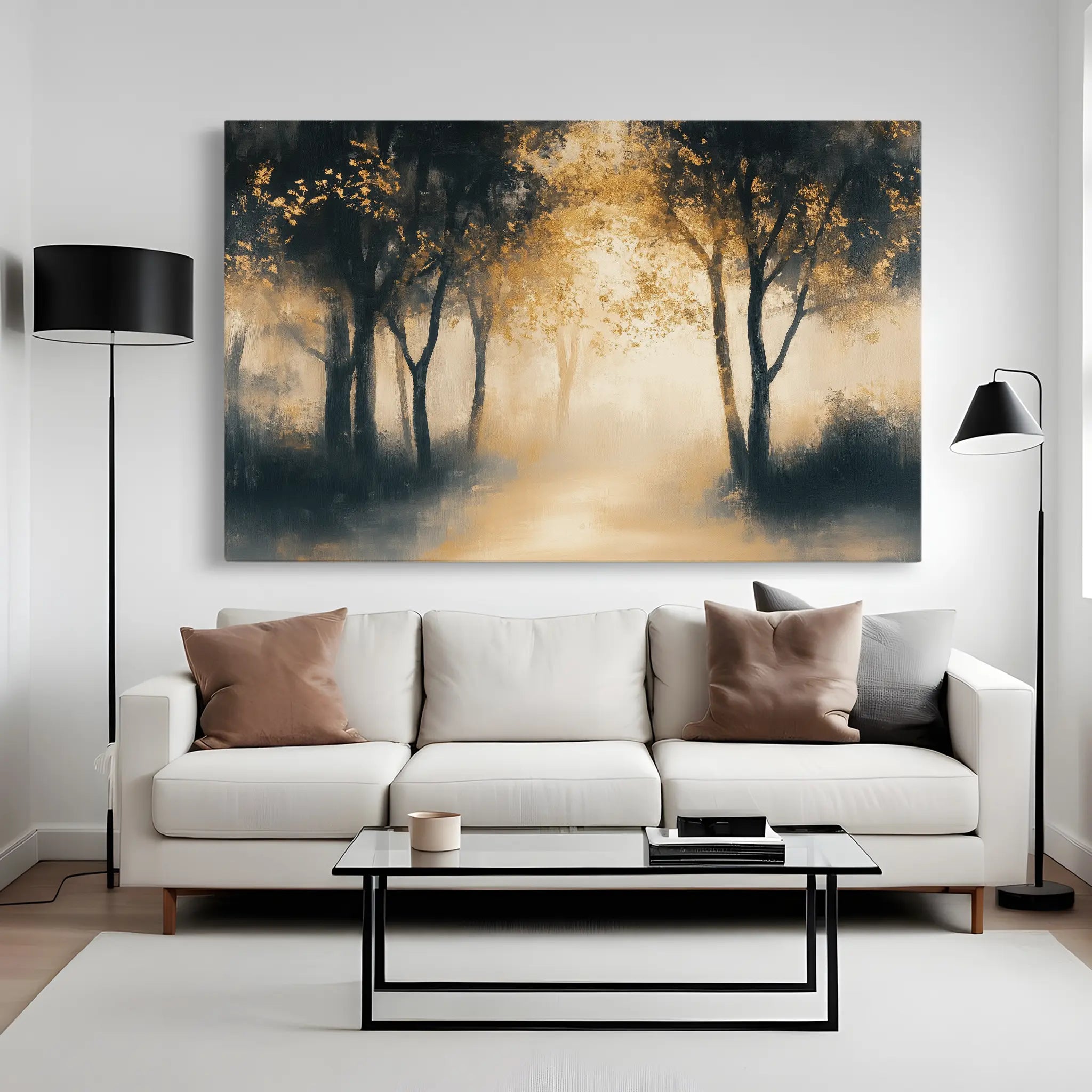 Landscape Canvas Wall Art WAD190-L 90 x 60 cm / Stretched on hidden frame