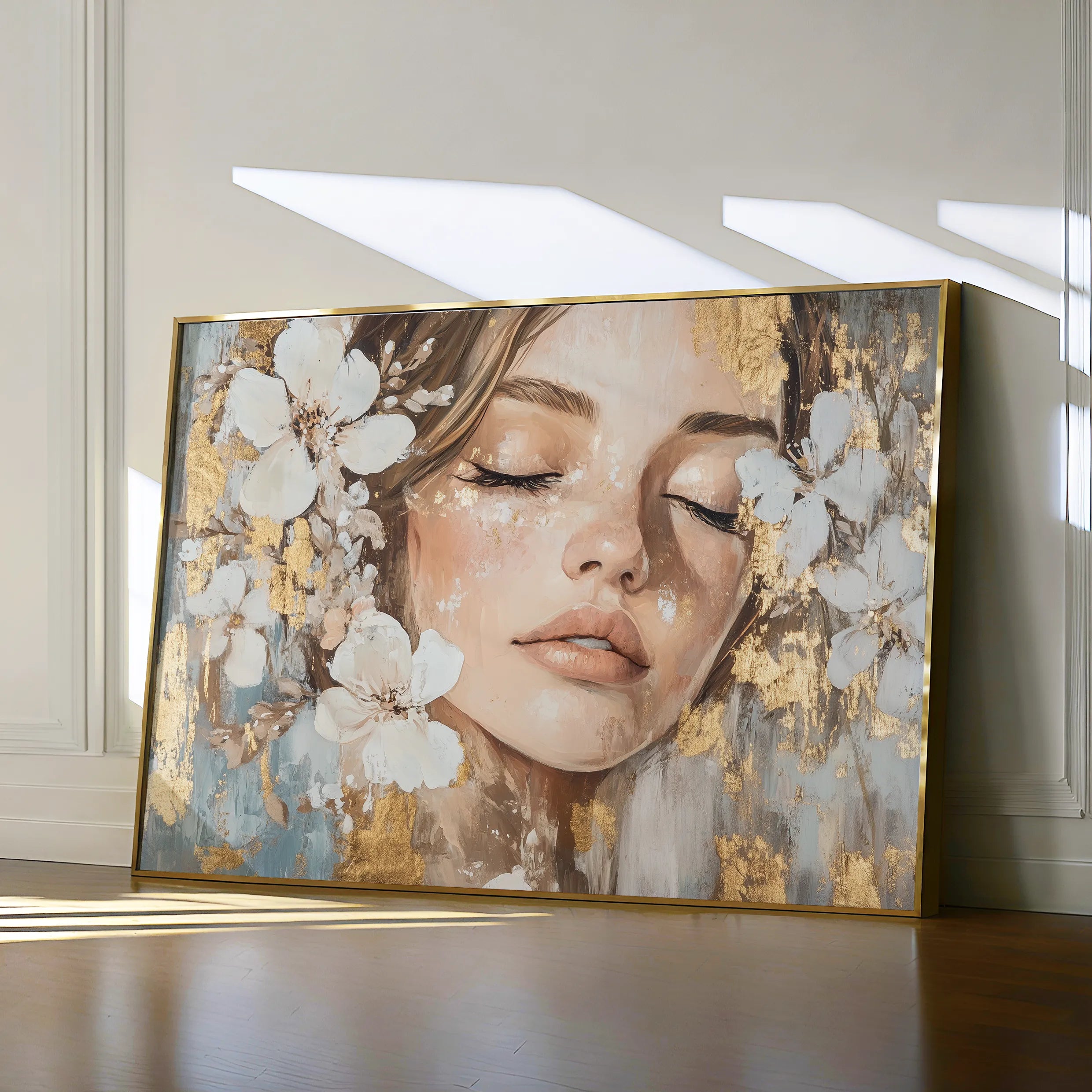 Portrait Canvas Wall Art WAD190-P 90 x 60 cm / Stretched on hidden frame