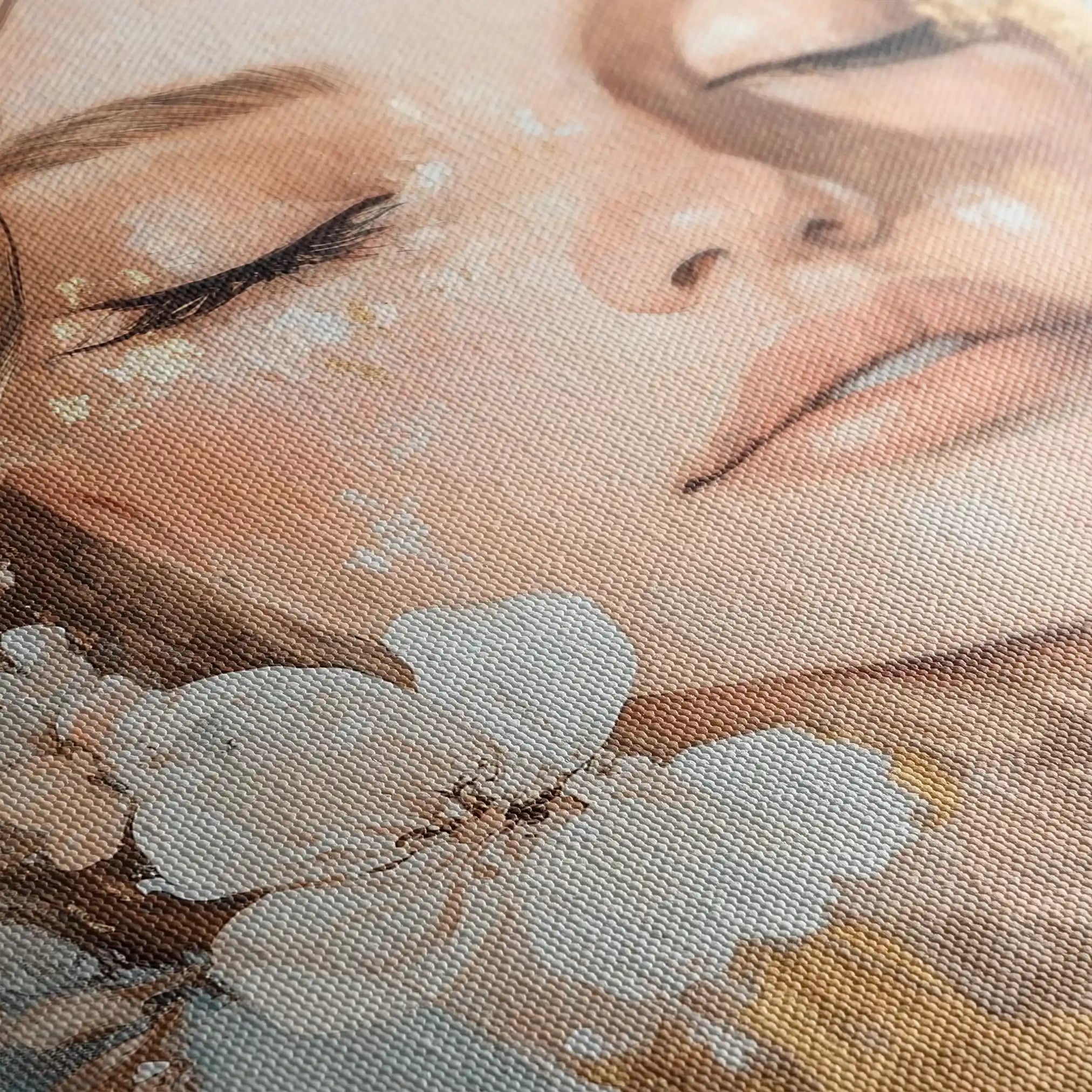 Portrait 190 Canvas Art 90 x 60 cm / Stretched on hidden frame