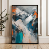 Abstract 1900 Canvas Art 60 x 40 cm / Stretched on hidden frame