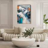 Abstract 1900 Canvas Art 60 x 40 cm / Stretched on hidden frame