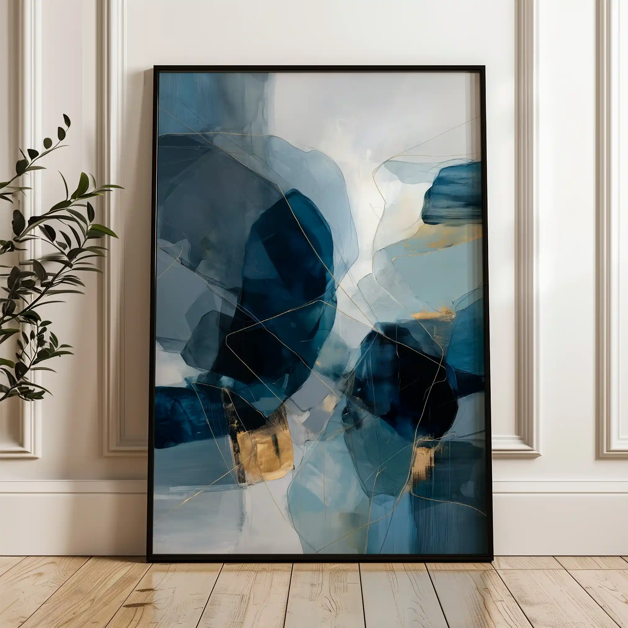 Abstract 1902 Canvas Art 60 x 40 cm / Stretched on hidden frame