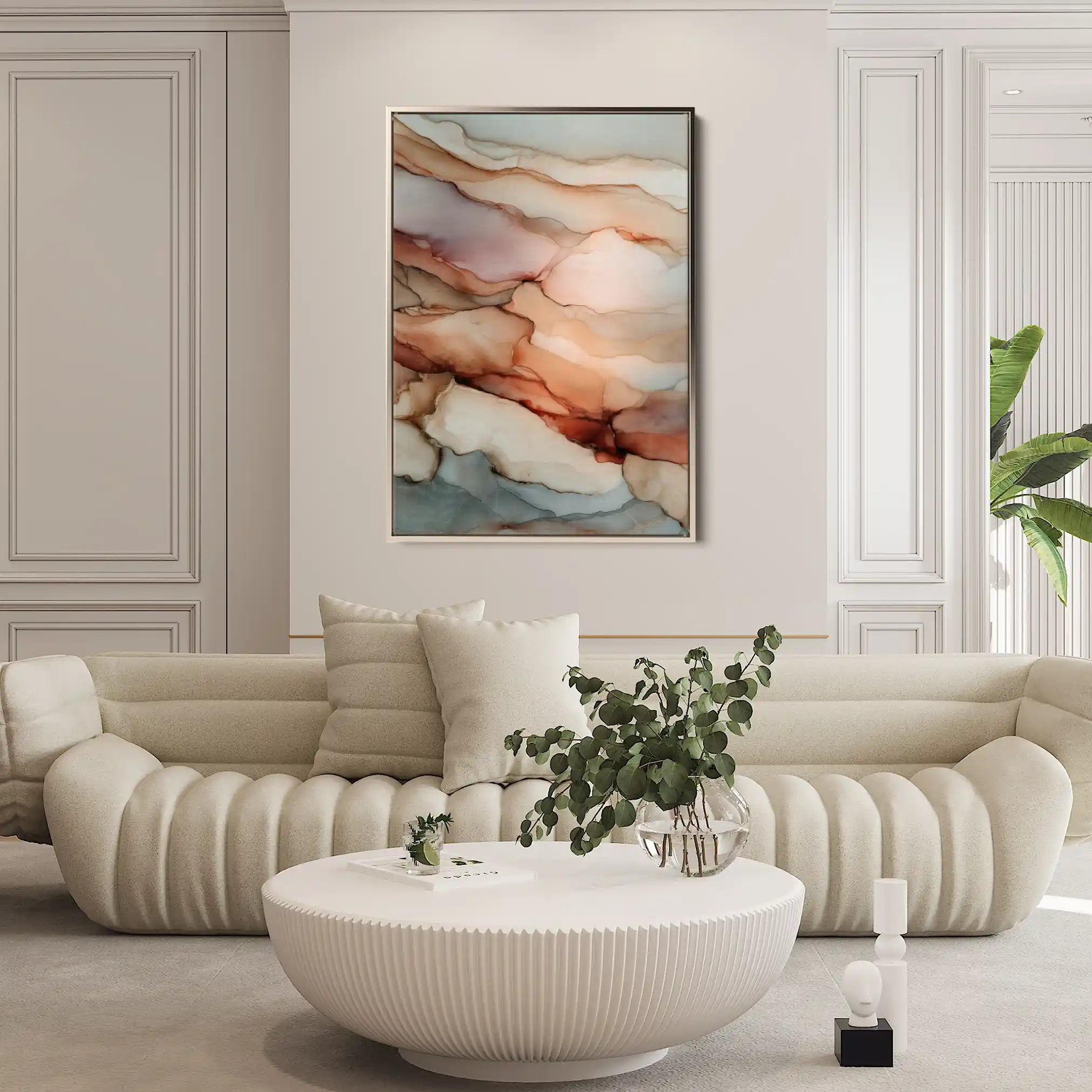 Abstract 1904 Canvas Art 60 x 40 cm / Stretched on hidden frame