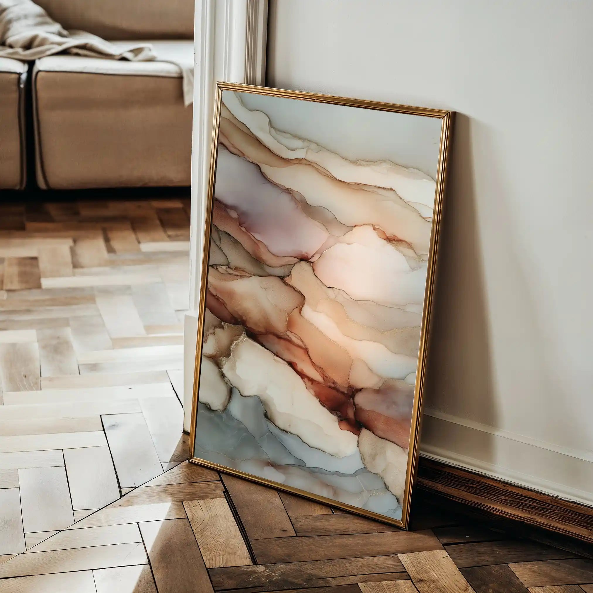 Abstract 1904 Canvas Art 60 x 40 cm / Stretched on hidden frame