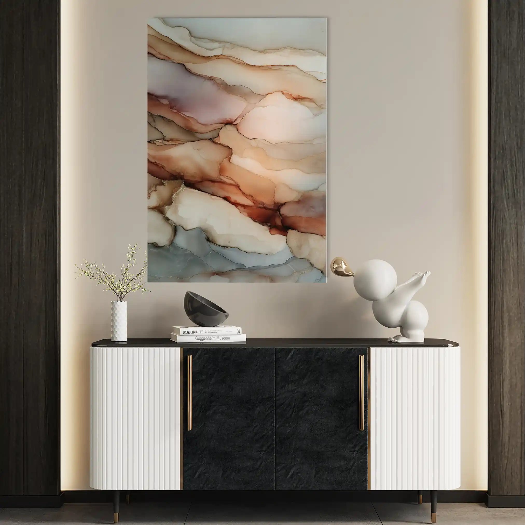 Abstract 1904 Canvas Art 60 x 40 cm / Stretched on hidden frame