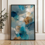 Abstract 1907 Canvas Art 60 x 40 cm / Stretched on hidden frame
