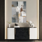 Abstract 1908 Canvas Art 60 x 40 cm / Stretched on hidden frame