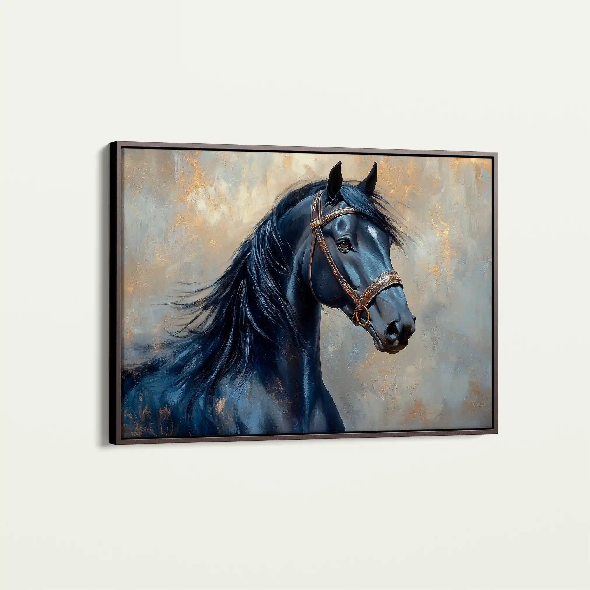 Horses 191 Canvas Art 90 x 60 cm / Stretched on hidden frame