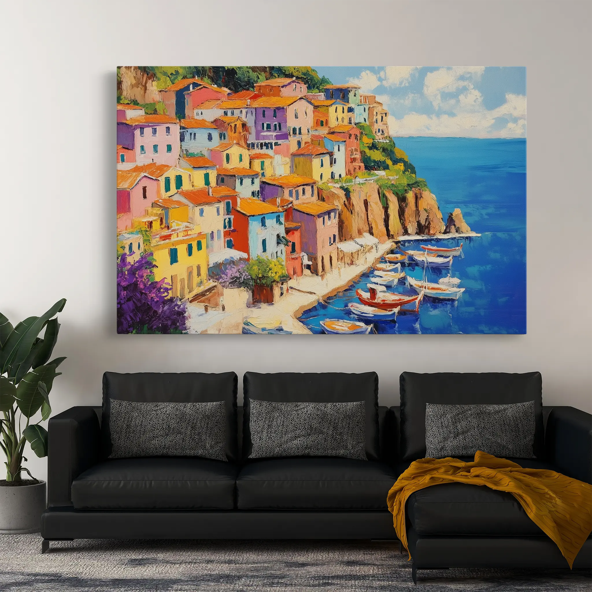 Landscape Canvas Wall Art WAD191-L 90 x 60 cm / Stretched on hidden frame